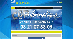 Desktop Screenshot of capinfo-arras.fr
